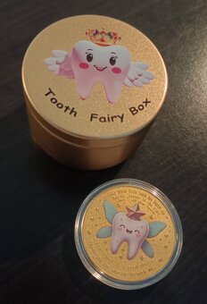 Prodám krásnou kovovou minci - suvenýr pro děti. - 2