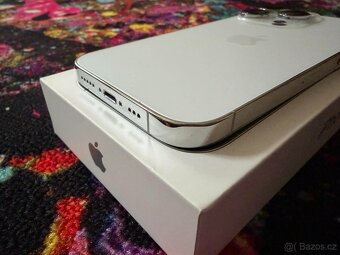 Prodám iPhone 14 Pro Silver (128 GB) TOP STAV + BATERIE - 2