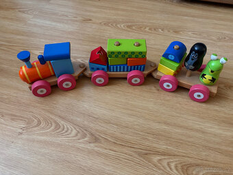 Bino Vlak s domečky Krtek - 2