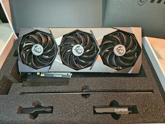 MSI GeForce RTX 3070 SUPRIM X 8GB - top stav, záruka - 2