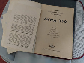 Prodám seznam ND Jawa Pérák 350 rok 1951-1952 - 2