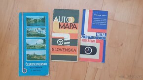 Staré turistické/auto mapy - 2