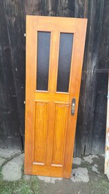 Dřevěné dveře se zárubněmi, 60, levé - 2