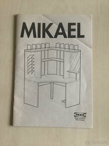 Rohový pracovní stůl IKEA MIKAEL - 2
