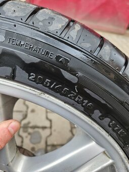 4x alu kola 5x112 16 + nové pneu letní 205/45Zr16 - 2