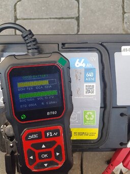 Autobaterie Exide EA640 12V 64Ah 640A použita - 2