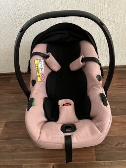 Velmi pěkné růžové vajíčko + základna IsoFix Avional Cosmo - 2