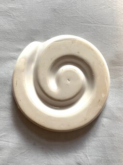 Talířek / šnek - porcelán - 2
