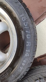 Alu disky s Barum Brilantis 2 185/70 R14 (cena za 1ks) - 2