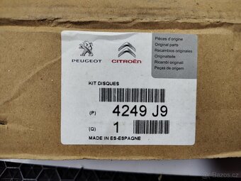 Brzdové kotouče přední Peugeot Expert 3 4249J9 - 2