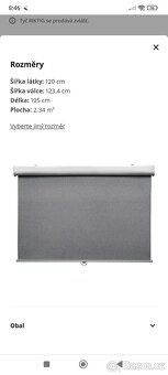Zatemňovací rolety 120cmx195cm - 2