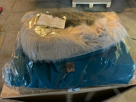 Dětský fusak STYLE s kožešinkou a mašličkou, 110 x 50 cm, mo - 2