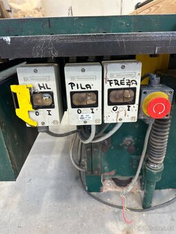 Kombinovaná pila / frézka / dlabačka + posuv (TOS Svitavy) - 2