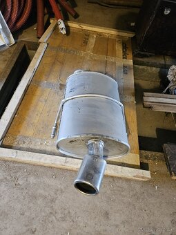 406 V6 - výfuk zadní tlumič - 2