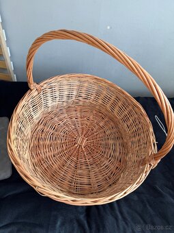 Proutěný košík (velký) - 2
