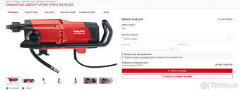 Diamantový jádrový vrtací stroj Hilti DD 250-CA - 2