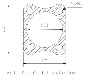 Těsnění kardanu UAZ GAZ69 VOLHA - 2