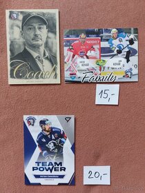 Extraliga - hokejové karty (10.1.2026) - 2