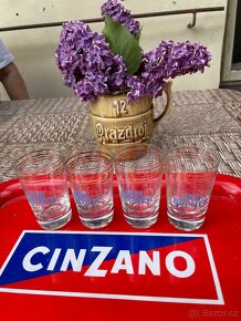 Sklenky cinzano a Becher - 2
