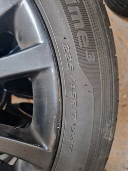alu kola 5x108, 7Jx17, ET50, 225/45/R17 - 2