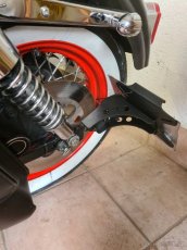 Boční držák SPZ Harley Davidson Sportster -certifikát TÜV - 2