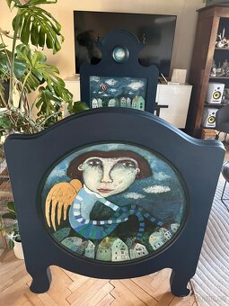 Neobarokova posteľ 90x200cm - 2