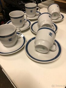 Retro stará kávová souprava Bohemia Made in Czechoslovakia - 2