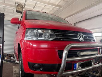 Přední rám na vw t5 se světelnou led rampou - 2