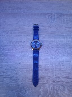 Modro-stříbrné hodinky AZOZA - 2