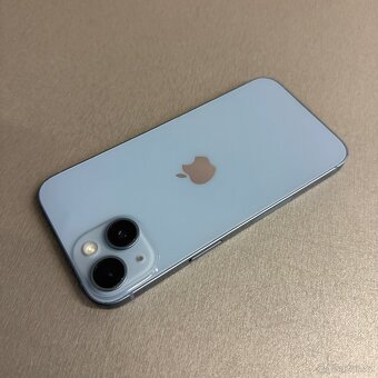 iPhone 14 128GB modrý, pěkný stav, 12 měsíců záruka - 2