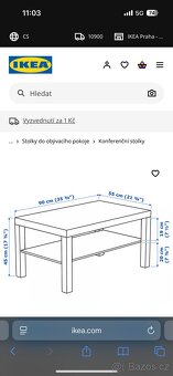 Konferenční stolek IKEA LACK - 2