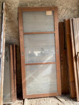Dřevěné Posuvné dveře 3 panely - 2