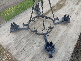 Kovaný lustr, svítidlo - 2