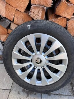 Plechové disky 15" 5x100, ET38+ZIMNÍ 185/60R15 - 2