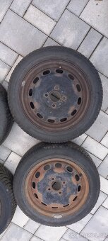 Disky plech. FORD 15" 4x108, zimní pneu 195/50R15 - 2