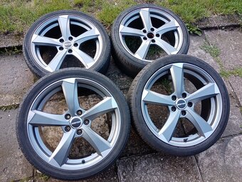 Obutá Alu kola 18ky 5x112 ŠKODA AUDI VW SEAT MERCEDES BMW - 2