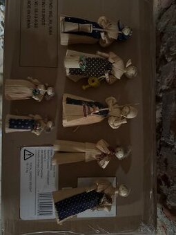 Slamove figurky do betlema - 2