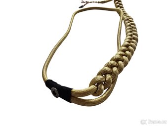 Slavnostní šňůra na uniformu Policie - zlatá - 2