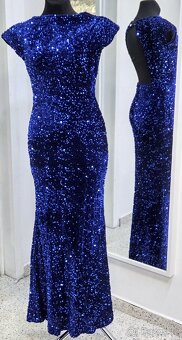 NOVÉ plesové šaty FLITROVÉ - 2