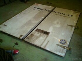 zadní dvoukřídlé dveře značky Aluvan - 2