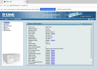 D-Link DGS-1216T, Switch, 16xGLAN 10/100/1000Mbit + 2xSFP - 2