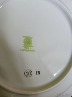 Retro sada talířů Bohemia  12 ks - 2