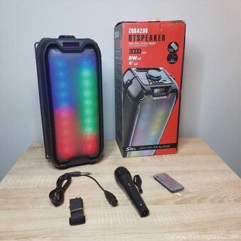zqs 4235+bluetooth karaoke reproduktor+mikrofon+ - TV, audio - 2