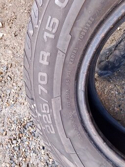 225/70/15c 112/110r Uniroyal - letní pneu 2-3ks ddávkové - 2