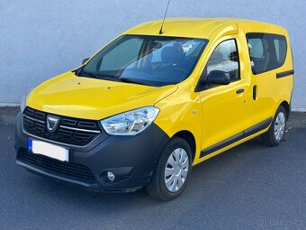 Dokker 1,5dci,64tis.km,1.majitel.Čr,odpočet dph,park senzory - 2