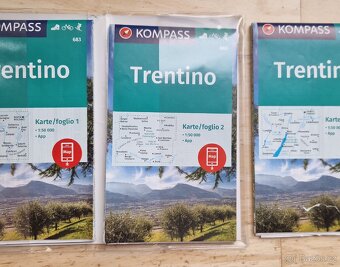 Mapa Trentino Kompass 1:50 000 - 2