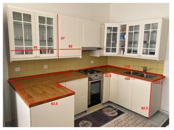 Béžová Ikea kuchyně se spotřebiči - 2