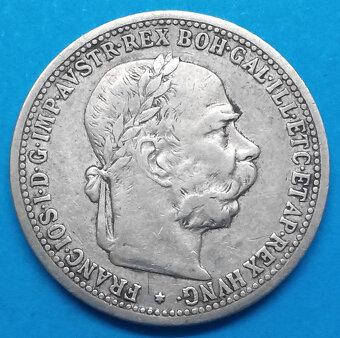 Stříbrná mince r. 1902 František Josef I. - 2