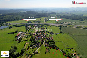 K prodeji, stavební pozemek se sítěmi o výměře 1282 m2, obec - 2