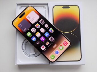 APPLE iPhone 14 Pro MAX 128GB Gold - ZÁRUKA - TOP STAV - 2